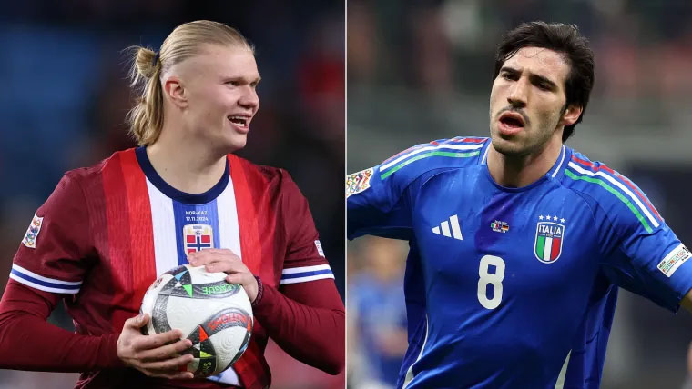 Lịch thi đấu bóng đá hôm nay 6/6: Trực tiếp Na Uy vs Italy, Bắc Macedonia vs Bỉ - Ảnh 1. Lịch thi đấu bóng đá hôm nay 6/6: Trực tiếp Na Uy vs Italy, Bắc Macedonia vs Bỉ - Ảnh 1.