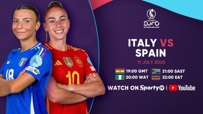 Lịch thi đấu bóng đá hôm nay 11/7: nữ Ý vs nữ Tây Ban Nha, nữ Bồ Đào Nha vs nữ Bỉ - Ảnh 1. Lịch thi đấu bóng đá hôm nay